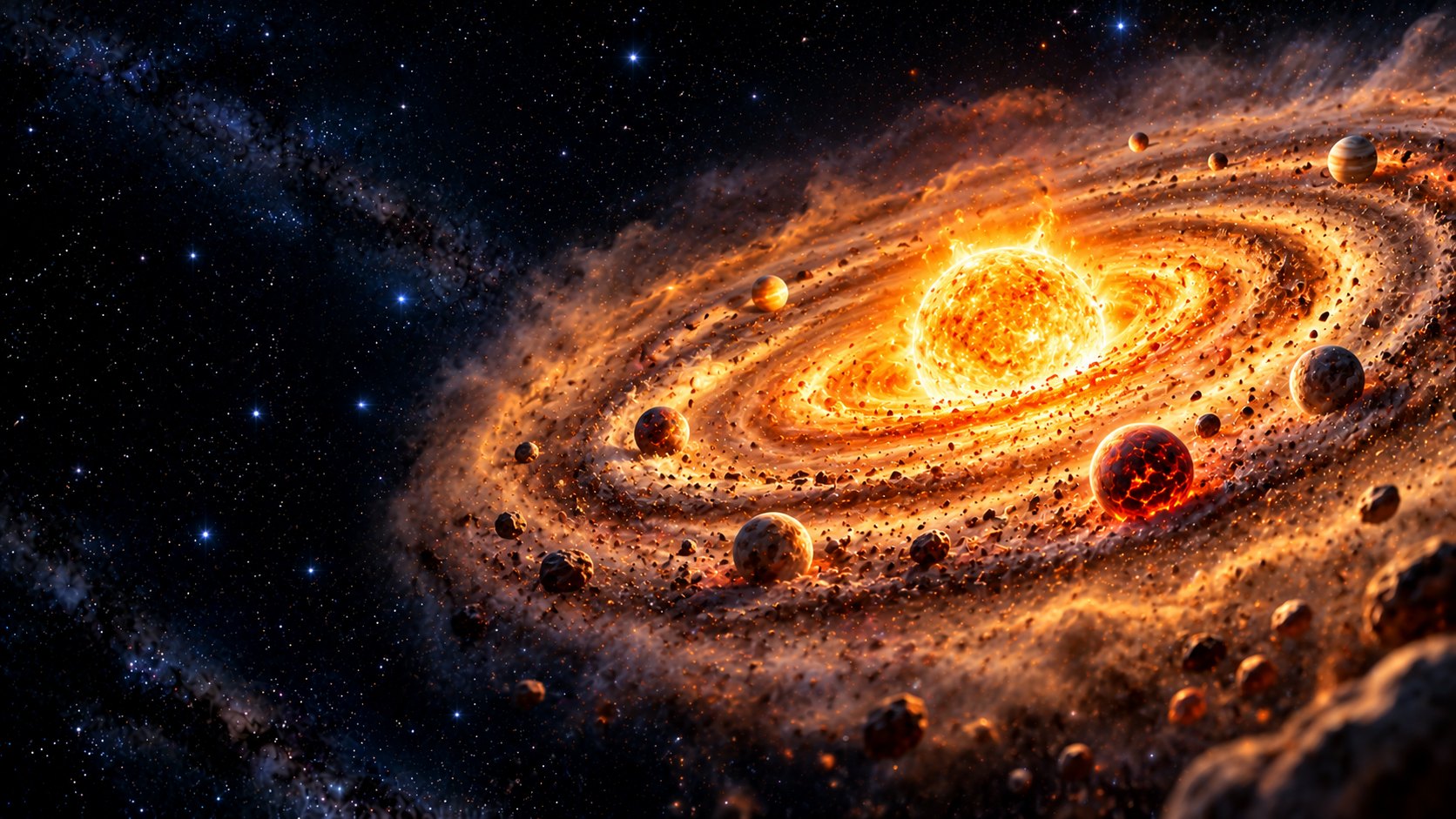 Il Sole e i pianeti